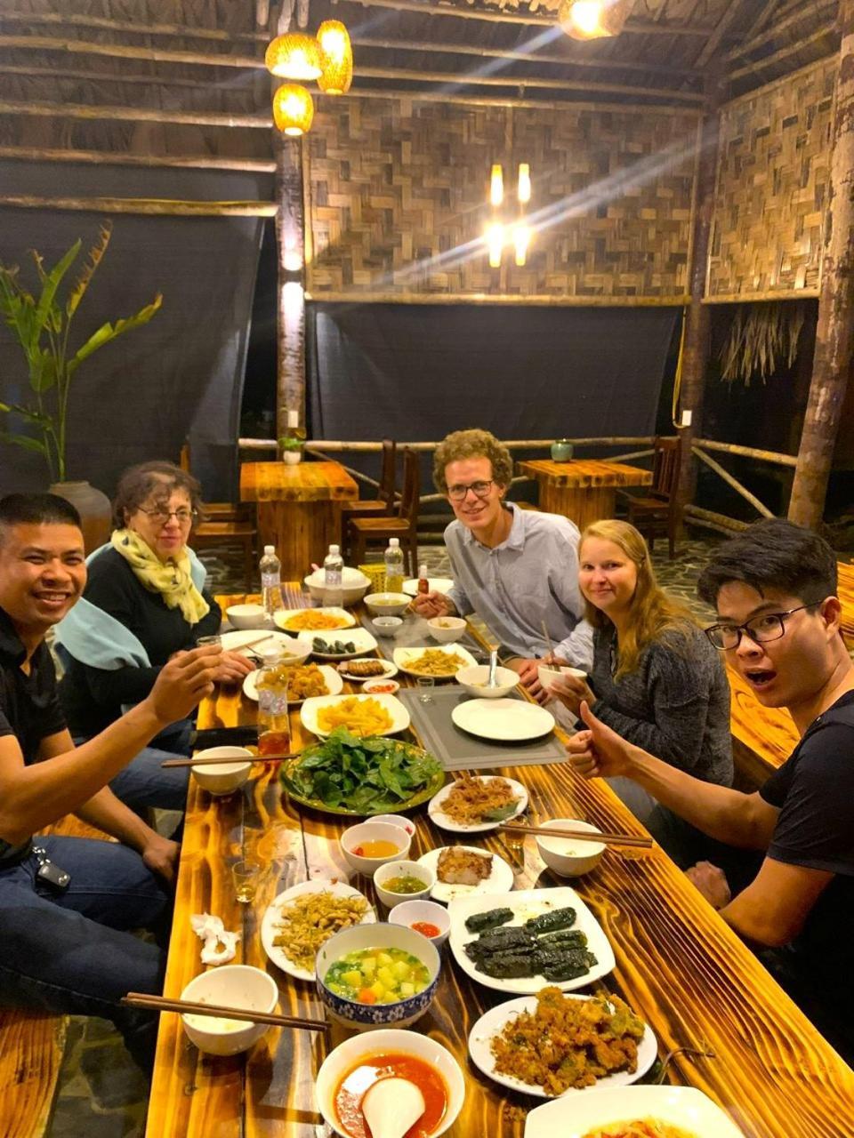 Pu Luong Cuisine Garden Homestay Lang Bang ภายนอก รูปภาพ