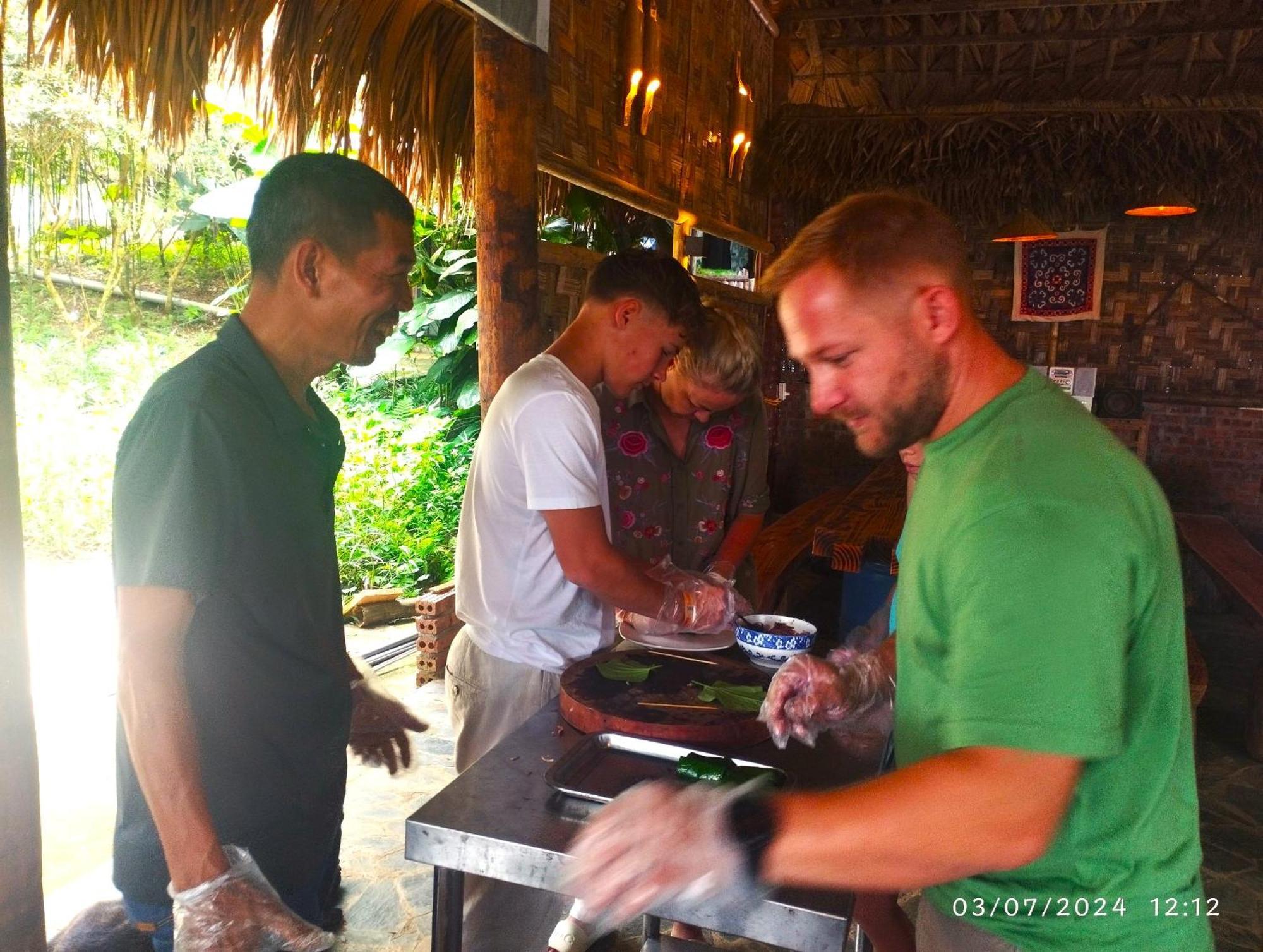 Pu Luong Cuisine Garden Homestay Lang Bang ภายนอก รูปภาพ