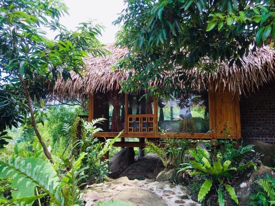 Pu Luong Cuisine Garden Homestay Lang Bang ภายนอก รูปภาพ