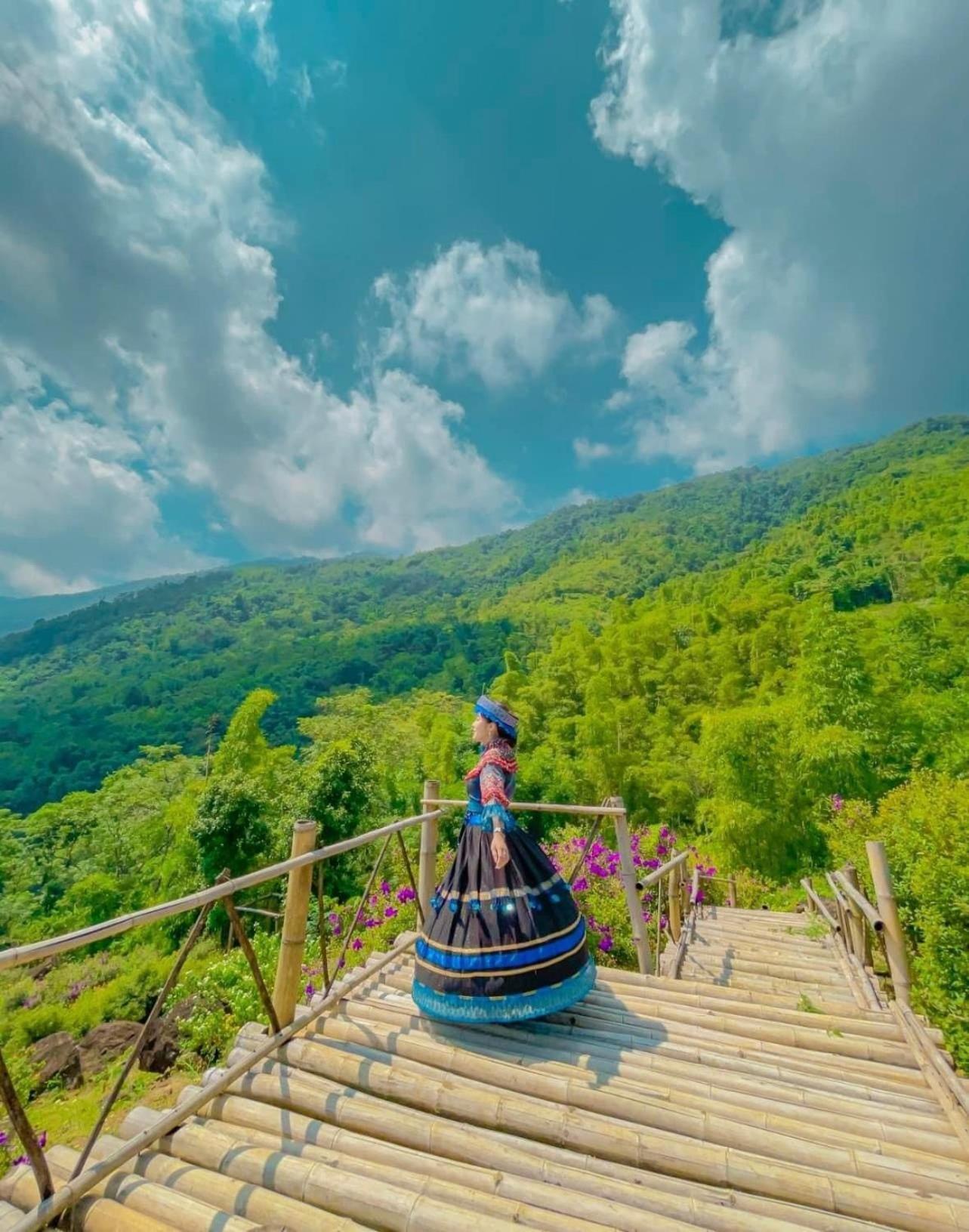 Pu Luong Cuisine Garden Homestay Lang Bang ภายนอก รูปภาพ