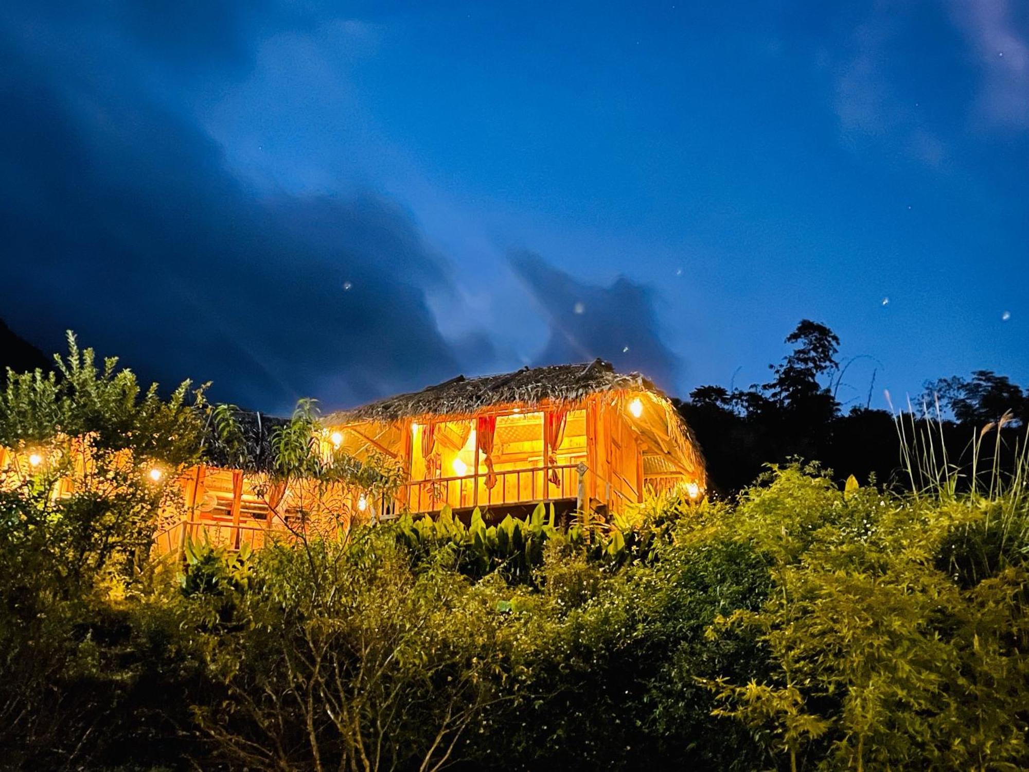 Pu Luong Cuisine Garden Homestay Lang Bang ภายนอก รูปภาพ