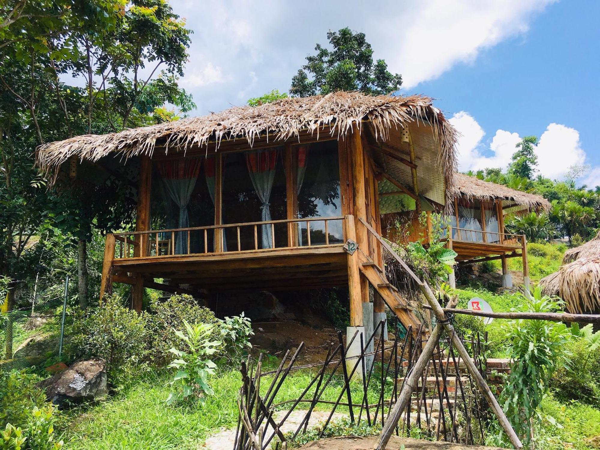 Pu Luong Cuisine Garden Homestay Lang Bang ภายนอก รูปภาพ